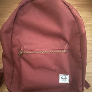 Herschel backpack burgundy